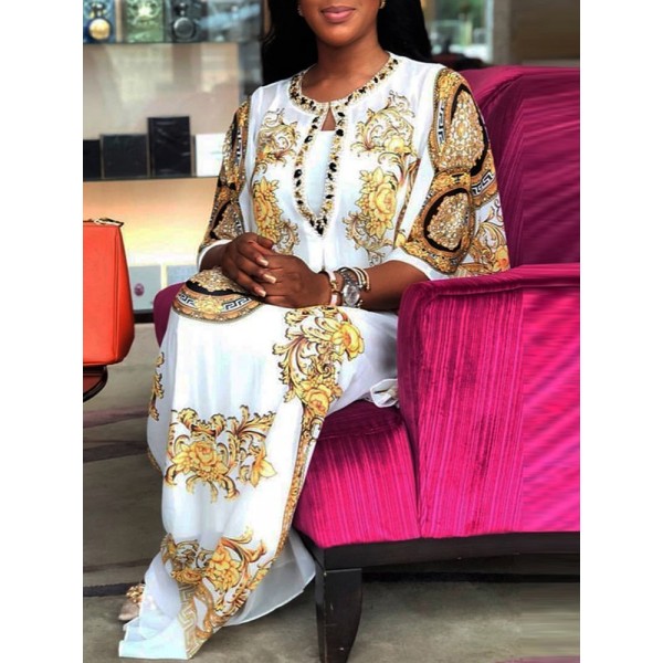 Bohemian Style Long Maxi Loose Dress